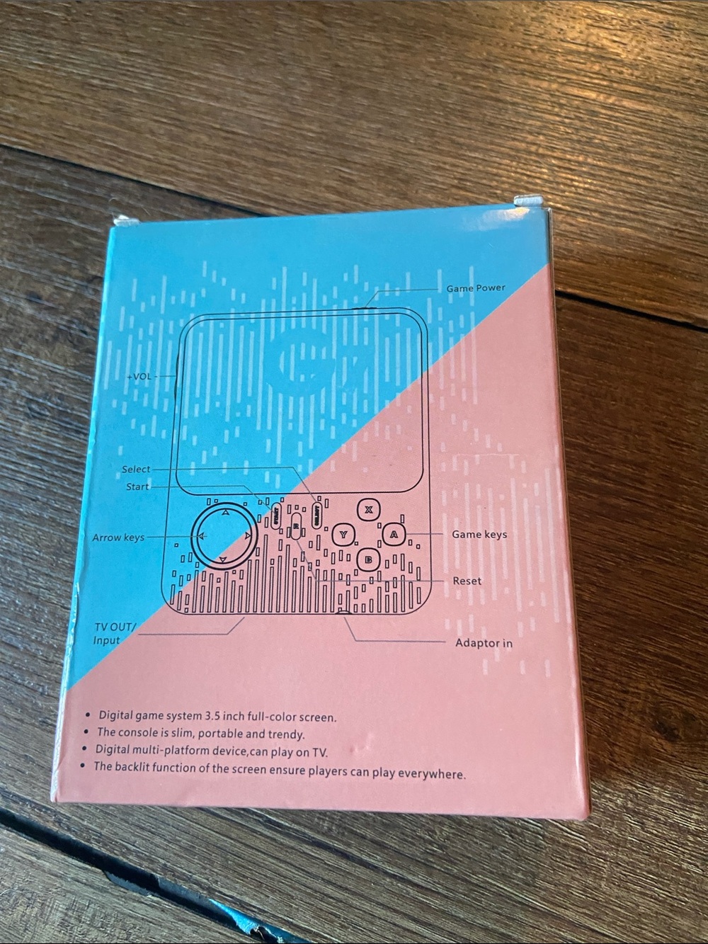 Pink Handheld Game Box Portable Console - Picture 2 of 2